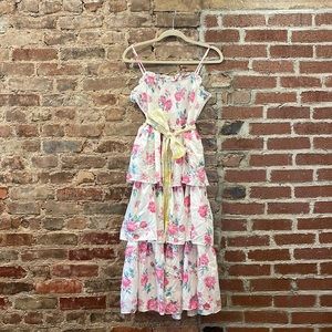 Love Shack Fancy X Target- Elise Smocked Tiered Dress